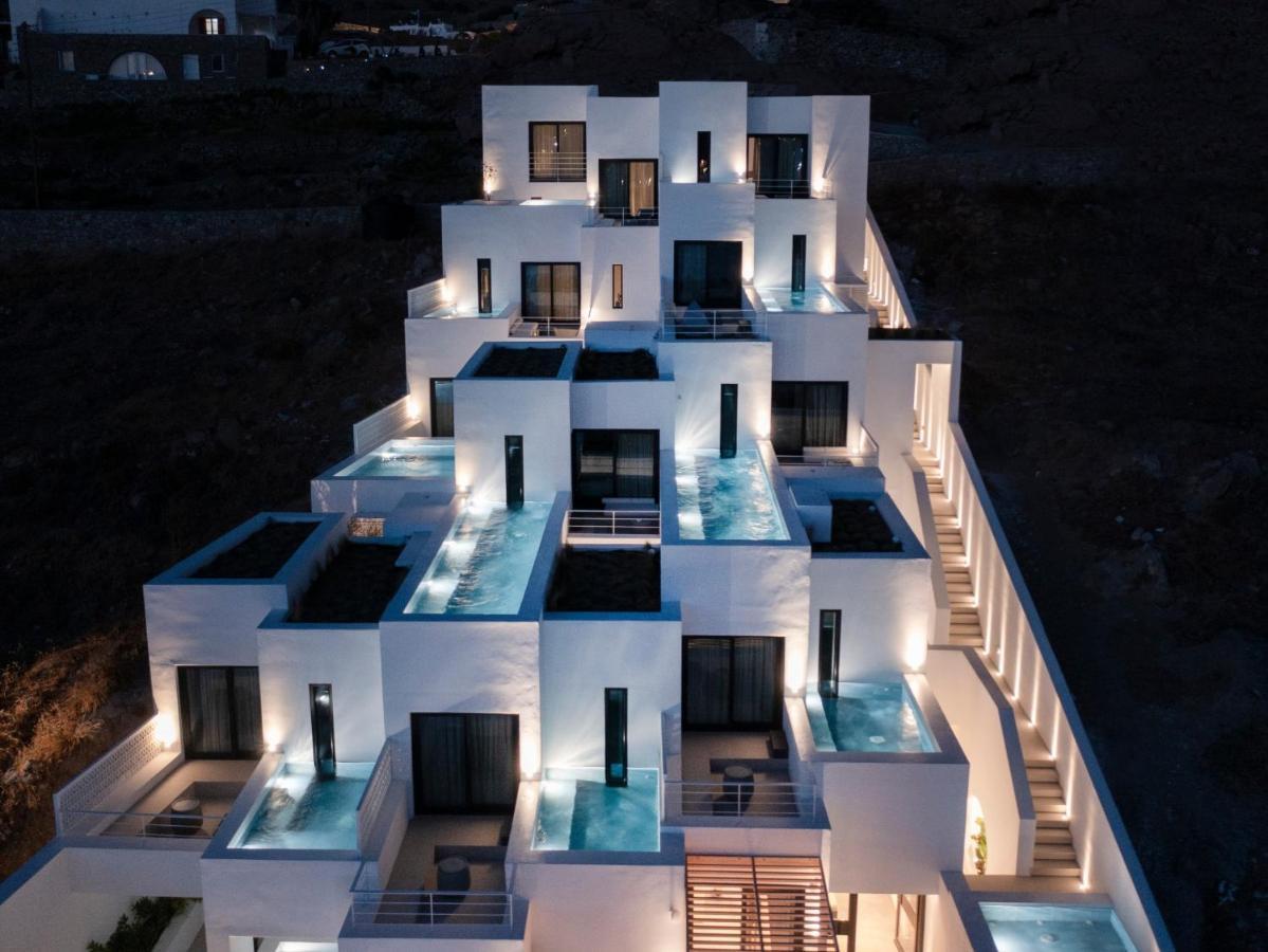 Cubic Mykonos Seafront Design Suites Орнос Екстериор снимка